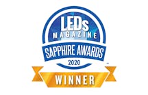 Image credit: Logo courtesy of Endeavor Business Media/LEDs Magazine Sapphire Awards.