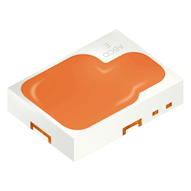 The new Synios P2720 CR Series packaged LEDs from Osram Opto Semiconductors are designed to deliver improved brightness in a compact footprint for automotive rear lamps and fog lamps. (Photo credit: Image courtesy of Osram Opto Semiconductors.)