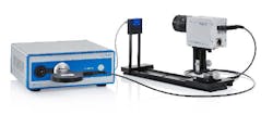 Simple measurement setup consisting of the TOP 150-BLH telescopic optical probe and the CAS 140D spectroradiometer for direct spectral radiance measurement for determining BLH hazard.