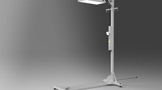 Acuity designed and shipped the Portable Health Light Stand in less than 2 weeks. (Photo credit: Image courtesy of Acuity Brands.)