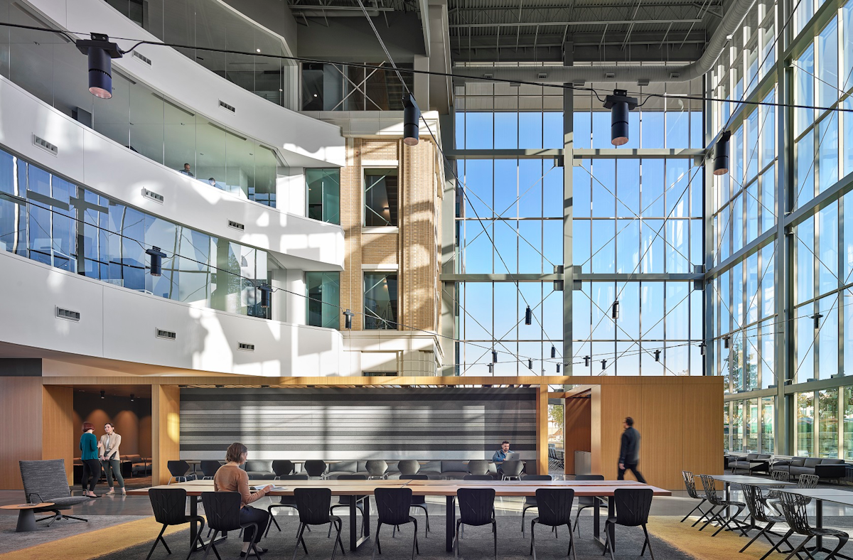 Lighting Brings An Outdoor Feel To Interior Atrium Leds Magazine