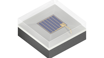 The Oslon Piccolo LED (pictured) looks a lot like the Oslon Black, but it’s smaller to integrate into compact automotive displays. (Photo credit: Image courtesy of Osram Opto Semiconductors.)