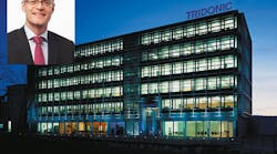 Zumtobel’s IoT and lighting controls arm, Tridonic, has appointed Hugo Rohner as its CEO beginning today, May 1. (Photo credits: Tridonic Headquarters, Dornbirn, Austria by Jam Meier; available in the public domain via Wikimedia Commons; https://commons.wikimedia.org/wiki/File:Tridonicgebaeude.jpg. Hugo Rohner image courtesy of Tridonic.) Zumtobel’s IoT and lighting controls arm, Tridonic, has appointed Hugo Rohner as its CEO beginning today, May 1. (Photo credits: Tridonic Headquarters, Dornbirn, Austria by Jam Meier; available in the public domain via Wikimedia Commons; https://commons.wikimedia.org/wiki/File:Tridonicgebaeude.jpg. Hugo Rohner image courtesy of Tridonic.)
