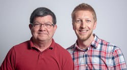 2020 Sapphire Awards Illumineers of the Year Kory Liszt (right) and Bob Rogers (left) worked on the software development of Cree Lighting’s Sapphire-winning product, Cadiant, in the Lighting for Health and Wellbeing category. (Photo credits: All images courtesy of Cree Lighting via LEDs Magazine Sapphire Awards program.) 2020 Sapphire Awards Illumineers of the Year Kory Liszt (right) and Bob Rogers (left) worked on the software development of Cree Lighting’s Sapphire-winning product, Cadiant, in the Lighting for Health and Wellbeing category. (Photo credits: All images courtesy of Cree Lighting via LEDs Magazine Sapphire Awards program.)