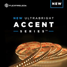 Flexfire LEDs Launches the Accent Series™ Strip Light, High CRI tape with Perfect Lumen Output and 15 Year Warranty LEDs Magazine