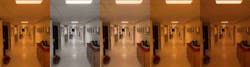 Valen Hospital is varying spectral content and light intensity in patients&rsquo; rooms and common areas, such as corridors. (Photo credit: Image courtesy of Chromaviso.)