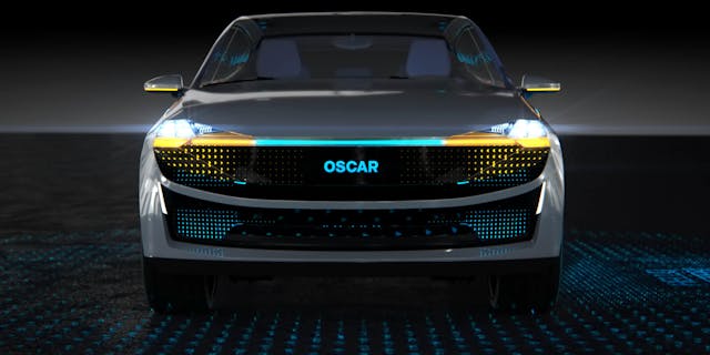 Osram hopes automotive products and optical semiconductors will continue to drive a recovery. It recently released this photo to help promote its latest generation of LEDs for use in automotive headlamps. (Photo credit: Image courtesy of Osram.)