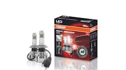 These two automotive LED headlamp bulbs can be yours for &euro;129.99 (about $150). (Photo credit: Image courtesy of Osram.)
