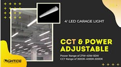 Lightide Power Cct Adjustable Led Garage Shop Lights Industrial Lights