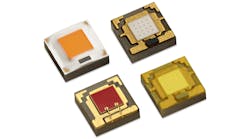 Upgrades to the Luxeon C and CZ families of Lumileds packaged LEDs enable increases in flux output and radiometric watts, and improved beam distribution across multiple device variants. (Photo credit: Image courtesy of Lumileds.) Upgrades to the Luxeon C and CZ families of Lumileds packaged LEDs enable increases in flux output and radiometric watts, and improved beam distribution across multiple device variants. (Photo credit: Image courtesy of Lumileds.)