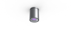 FIG. 4. A dedicated germicidal cylinder fixture with the Acuity Care222 far-UV-C module is presumably safe for usage in occupied spaces. Photo credit: Image courtesy of Acuity Brands.