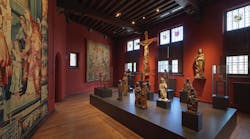 The beautifully restored Gruuthusemuseum in Bruges brings LED lighting and controls technology, art preservation goals, and ambience together for an impressive visitor experience. (Photo credit: Image &copy; Musea Brugge I Dominique Provost Art Photography &ndash; Brugge. Used with media permission from Musea Brugge via Flickr - http://bit.ly/2Mt5IfM.)