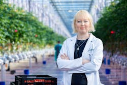Deputy CEO Irina Meshkova of Russian tomato grower Agro-Inwest has credited Signify horticultural lighting with &ldquo;improved growth predictability, crop appearance, and yield.&rdquo; The two companies have been working together since at least 2018. (Photo credit: Image courtesy of Signify.)