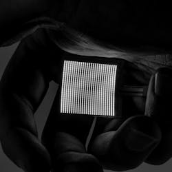 FIG. 2. Mini and micro LED product developers are seeking manufacturing and supply-chain solutions that will result in high-resolution devices such as this prototype. FIG. 2. Mini and micro LED product developers are seeking manufacturing and supply-chain solutions that will result in high-resolution devices such as this prototype.