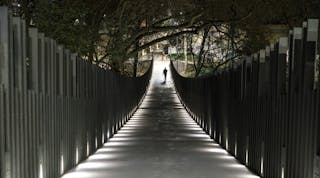 Pedestrian walkways and other areas in the beautiful city of Terrassa, Spain will provide uniform, dimmable, energy-efficient illumination that relies on Tridonic LED drivers and controls in a connected lighting scheme. (Photo credit: Image courtesy of Tridonic/Zumtobel Group.)