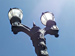 This is one of about 400 different lamppost designs in use in Los Angeles. All could potentially check whether you&apos;re at 98.6 degrees. They can also detect when crowds are defying social distancing conventions. (Photo credit: Image by Pexels via Pixabay; used under free license for commercial or non-commercial purposes.)