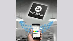 Recent LED driver IC launches from On Semiconductor offer robust circuit protection while enabling visible light communications (VLC) and other connected lighting capabilities. (Image credit: Graphic courtesy of On Semiconductor.)