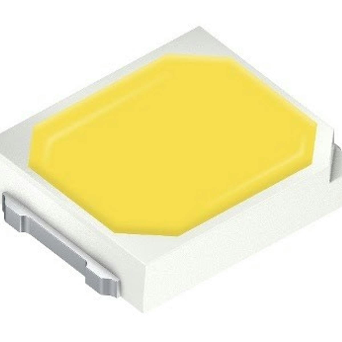 The Osconiq E 2835 CRI 90 quantum-dot (QD) LED has been designed for homogenous warm-white illumination with high efficacy. (Photo credit: Image courtesy of ams Osram.)