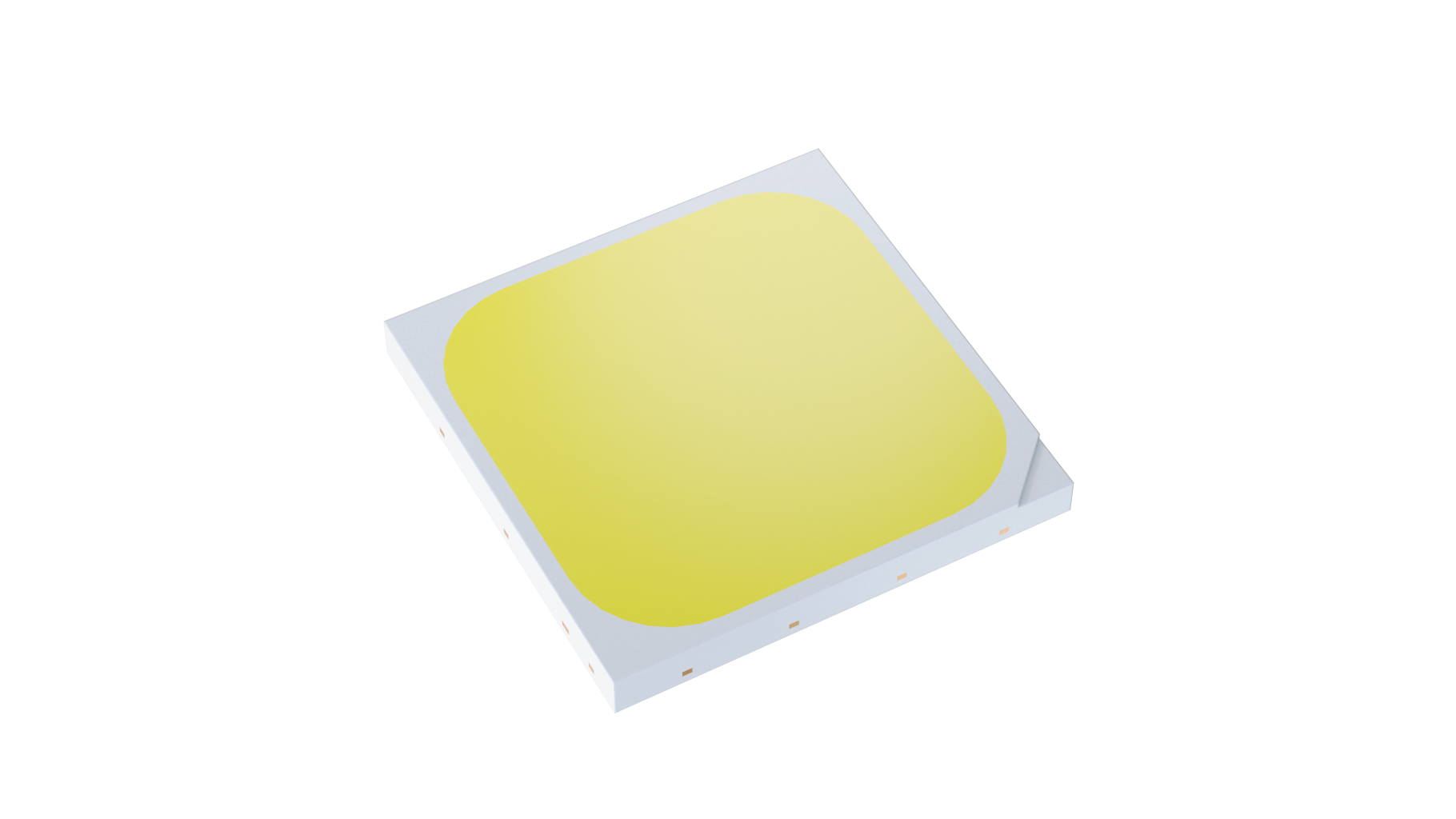 Lumileds says the new Luxeon 7070 LED can output 2000 lm or more and serve in demanding applications such as street lighting and sports venue lighting. (Image credits: Photo and illustration courtesy of Lumileds.)