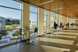 FIG. 1. A high school in Washington State achieves cost, experience, and flexibility benefits of LED lighting with luminaire-level lighting controls (LLLC). Image credit: Photo by Benjamin Benschneider, all images provided courtesy of BetterBricks program and used with permission.
