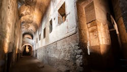 A recreation of daylight, using Erco LED luminaires underground at the Roman Domus Aurea. More photos below (all courtesy of Erco and Marcela Schneider Ferreira.)
