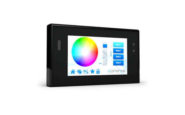 Touch screen lighting deals control