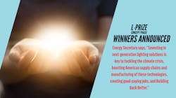 US DOE L-Prize Concept Phase awards $20,000 each to four winning teams for innovations in commercial lighting system concepts. (Photo credit: Adobe Stock image used under license via Adobe Creative Cloud Express.)
