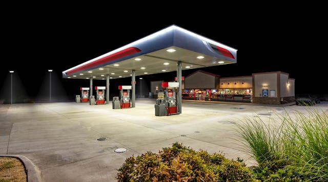 LSI Industries&apos; petrol-chain customer incorporates LED luminaires featuring Bluetooth mesh controls enabled by Silvair software,