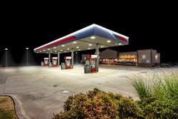 LSI Industries&apos; petrol-chain customer incorporates LED luminaires featuring Bluetooth mesh controls enabled by Silvair software,
