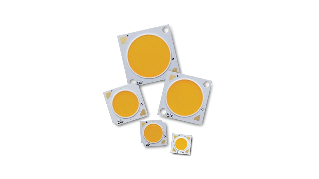 Bridgelux pushes the performance of F90 COBs for color consistency under higher operating temperatures such as in recessed-can&ndash;style downlights.