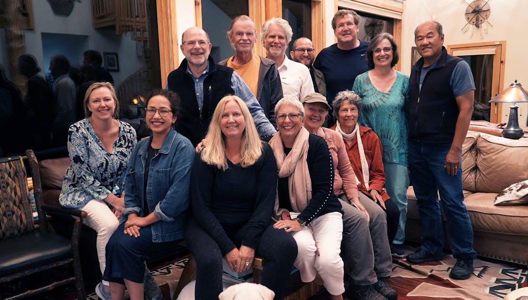 Business of Light board of directors: From left to right: (top row) Steven Rosen, Stephen Lees, Tom Warton, David Ghatan, Chip Israel, Denise Fong, Jeffrey Fong, (bottom row) Carrie Hawley, Lynly Saunders, Lisa Israel, Barbara Horton, Susan Gochenour, Connie Mery.