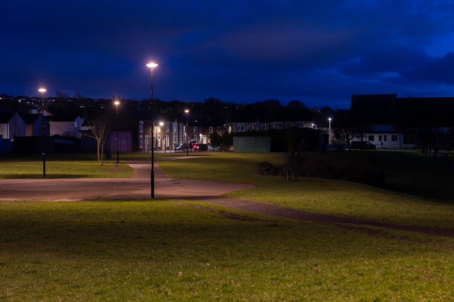Vulcan Park in coastal Workington is using Purio luminaires with the NightTune system.