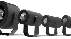 DART ROUND joins the Targetti family of outdoor floodlight projectors