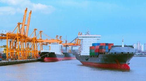 Shipping logjams are easing, Acuity CFO Karen Holcom told analysts.