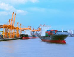 Shipping logjams are easing, Acuity CFO Karen Holcom told analysts.