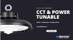 Lightide 190 Lpw Cct Power Tunable Ufo Led Highbay Lights 100300 Watts