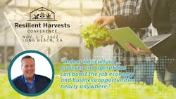 LEDs Magazine&apos;s Carrie Meadows speaks with group publisher Steve Beyer about how the roadmap began for the Resilient Harvests Conference in 2022.