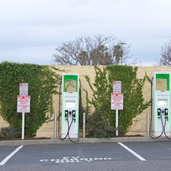 FIG. 1. Electric vehicle charging stations will add DC power demands to buildings.
