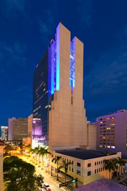 Cloud-based Lumentender software run via a Pharos LPC enables scheduling, programming, and real-time lighting effect management for building owner Bridge Commercial. Cloud-based Lumentender software run via a Pharos LPC enables scheduling, programming, and real-time lighting effect management for building owner Bridge Commercial.