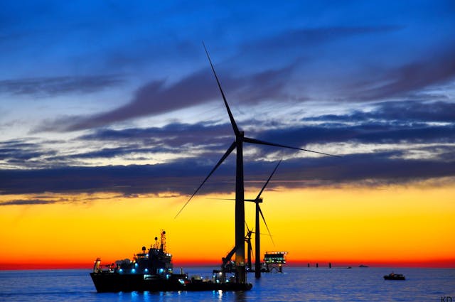 Offshore wind farms require plenty of LED lighting, and could benefit from additional technology services that lighting companies might be able to provide.