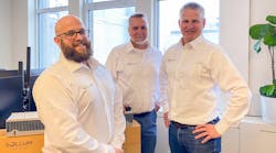 From left to right, Sollum’s co-founder and chief technology officer François Roy-Moisan, chief financial officer Paul-Henri Rouleau, and co-founder and CEO Louis Brun have a new $30 million to smile about. From left to right, Sollum’s co-founder and chief technology officer François Roy-Moisan, chief financial officer Paul-Henri Rouleau, and co-founder and CEO Louis Brun have a new $30 million to smile about.