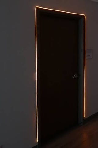 LED doorway system developed by the LHRC.