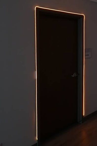 LED doorway system developed by the LHRC.