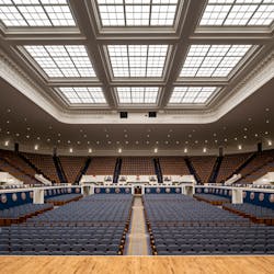 View from stage, DAR Constitution Hall, 2022.