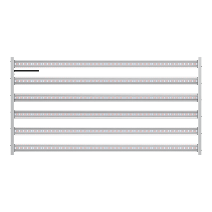 Mid-Flux module is less than 1 inch thick to allow for high crop density and increased air flow in vertical farms (shown in 2x4 configuration).