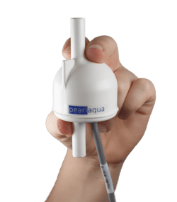 FIG. 2. Point-of-use UV-C LED water reactor can process 3 gallons per minute. FIG. 2. Point-of-use UV-C LED water reactor can process 3 gallons per minute.