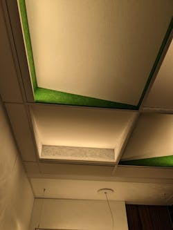 Acuity Brands' A-Light business offers multiple luminaire styles with acoustic-dampening materials. Acuity Brands' A-Light business offers multiple luminaire styles with acoustic-dampening materials.