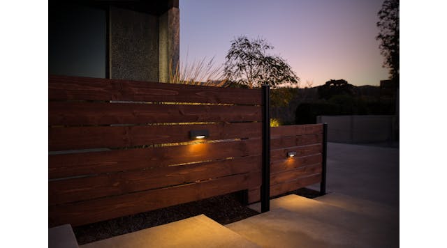The SF Surface-Mounted Wall Light Simplifies Hardscape Installations - Surface-mounted, low-profile design for simplicity and modern elegance.