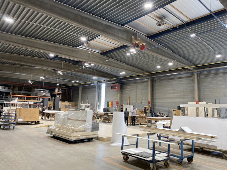 Cosmicnode wireless controls are deployed with stand-alone sensors in a Belgium factory.