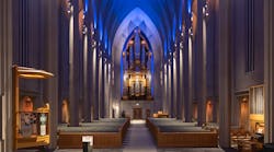 Hallgrímskirkja Cathedral interior lighting design by Liska ehf, winner of the Award of Distinction. Hallgrímskirkja Cathedral interior lighting design by Liska ehf, winner of the Award of Distinction.
